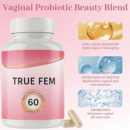 Miniatura 2 de True Fem Capsulas, probióticos femeninos cápsulas vitamínicas para mujeres, 60 unidades