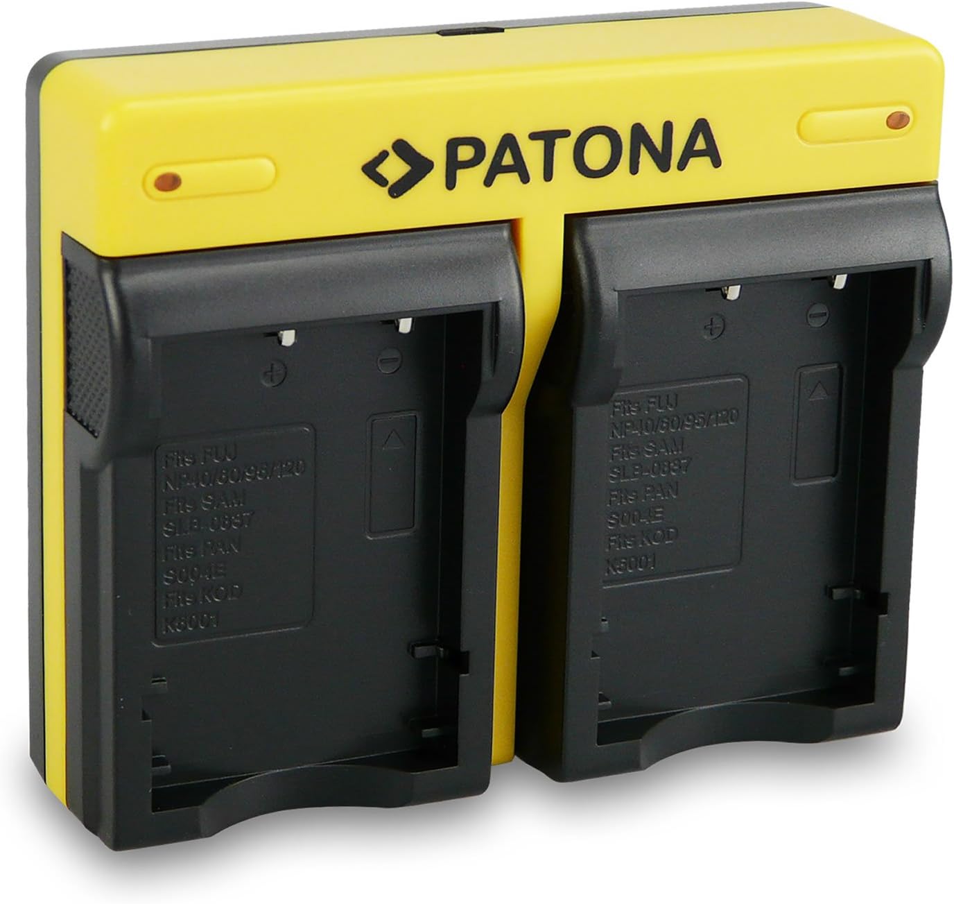 PATONA Dual Charger compatible with Fuji NP-40 / NP-60 / NP-95 / NP-120 batteries