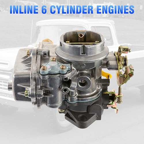 Miniatura 10 de Partol Carburador de 1 barril para Chevrolet GMC L6 carburador para motores Chevy 292 L6 - 4.1L 250 y 4.8L 292 2007-2016 (estrangulador automático)
