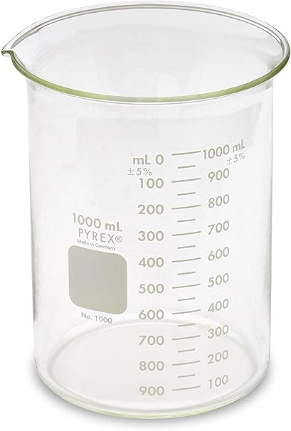 Pyrex Griffin Low Form 1000ml Beaker Graduated Ea Amazon Co Uk Business Industry Science