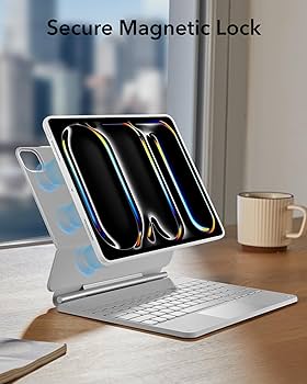 iPadアクセサリー ESR iPad Pro Magnetic Keyboard Case 360 Rebound 360 Magnetic Keyboard Case for Apple iPad Pro 13 (M4