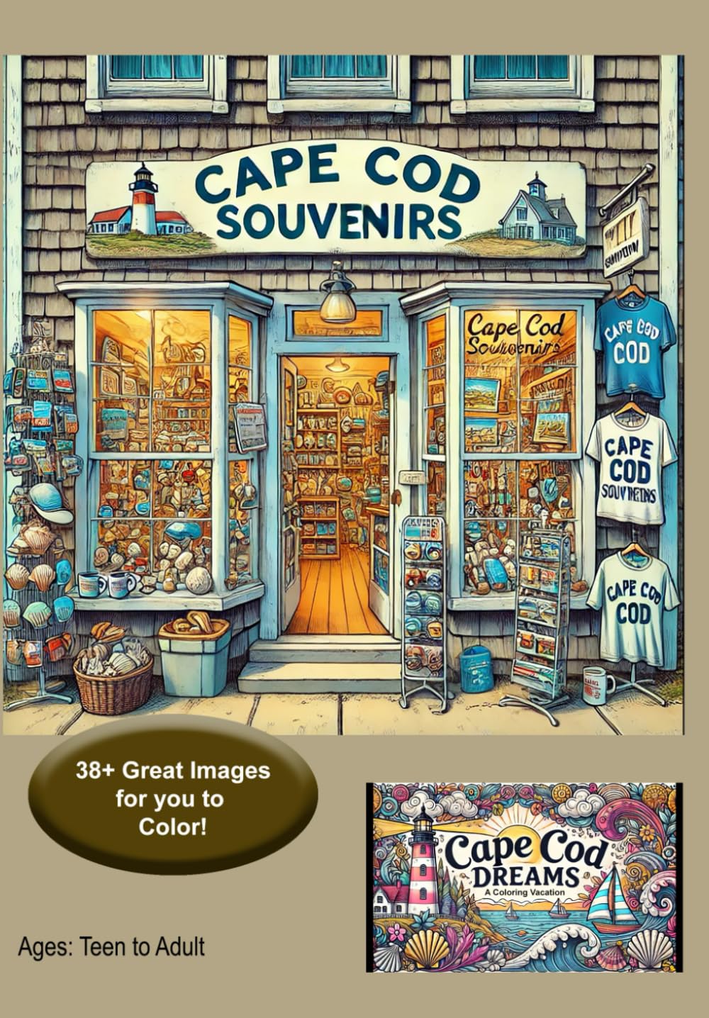 Cape Cod Dreams Coloring Book cover