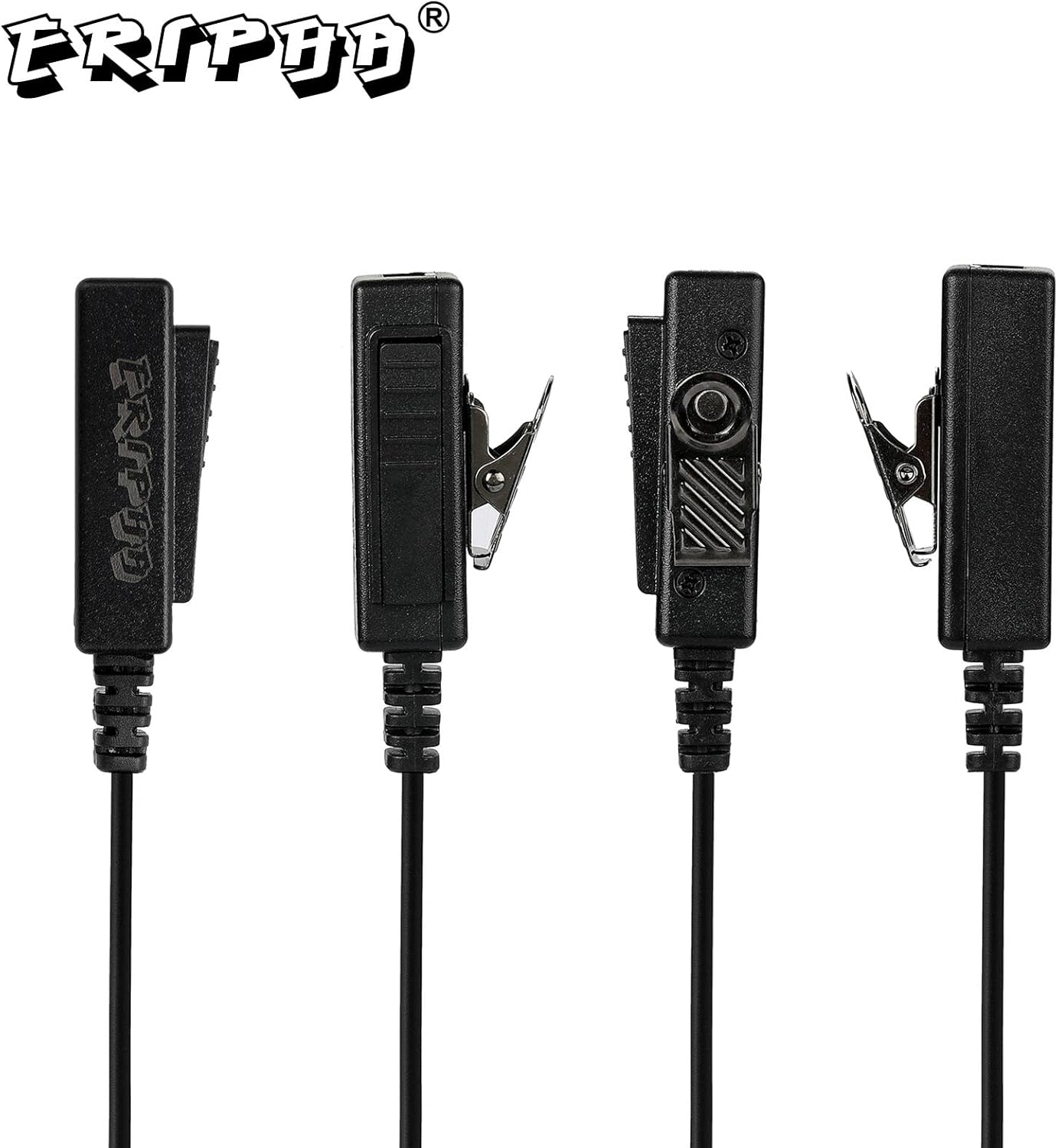 Two Way Radio Earpiece Compatible with Motorola XPR 3000 3000e 3300 3300e 3500 3500e Walkie Talkie Acoustic Tube Headset with Mic PTT