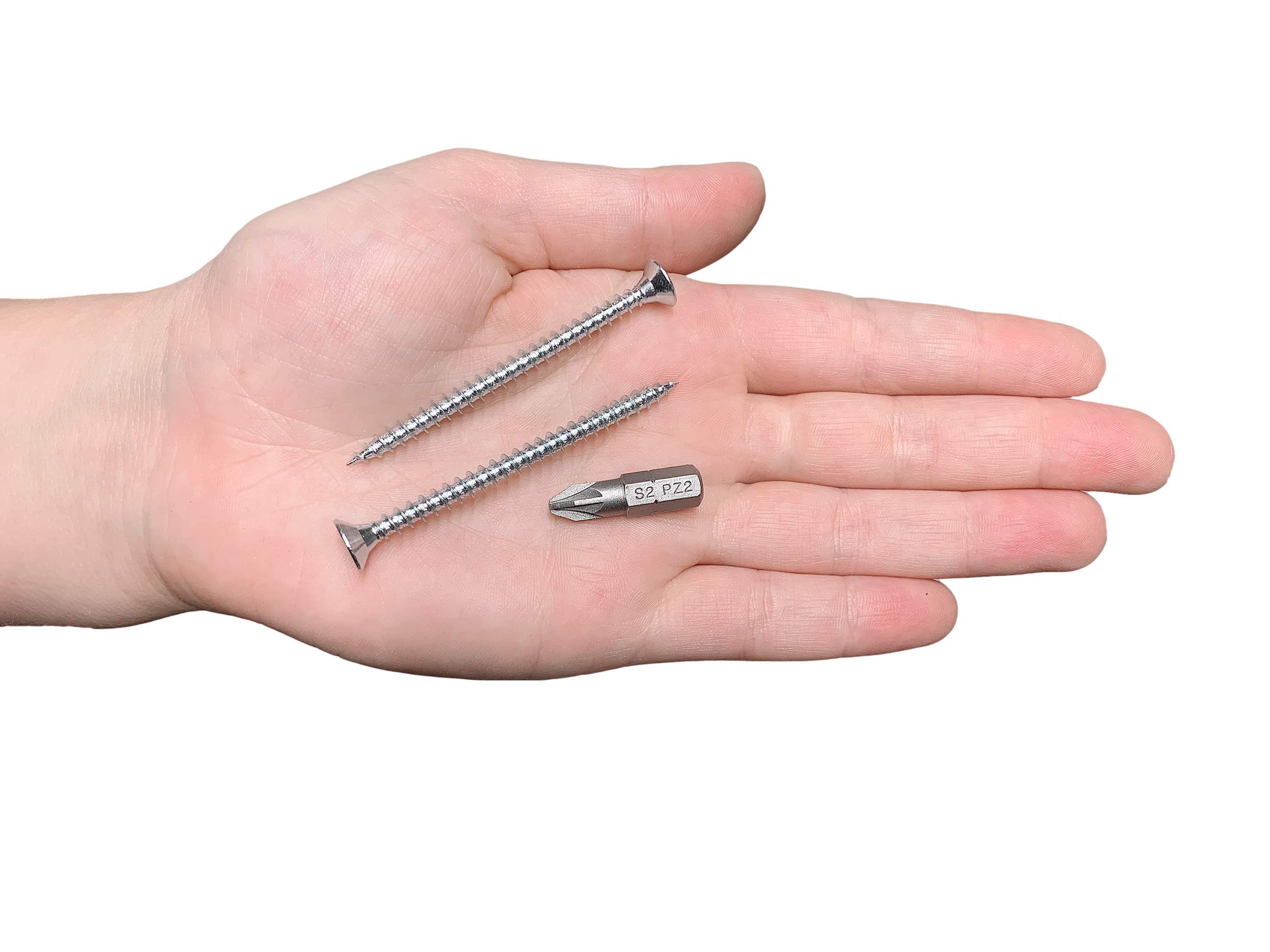 Confezione Da 900 Viti Per Legno In Acciaio Zincato, 5,0 X 20 Mm