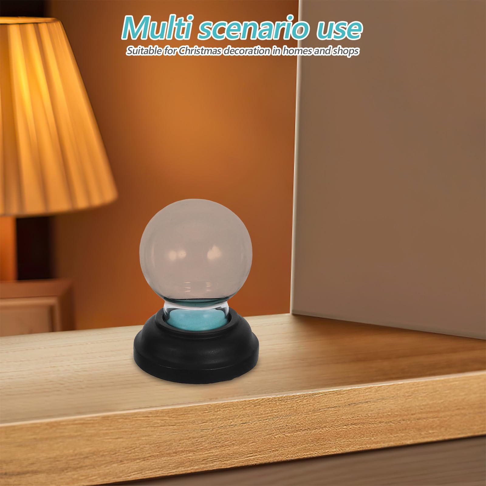 Toyvian 5 Piezas Cúpula de Bola de Nieve Transparente Gruesa para Navidad, | Tapa Roscada Reutilizable, Fácil de Limpiar, para Decoraciones Festivas y Hogar Navideño