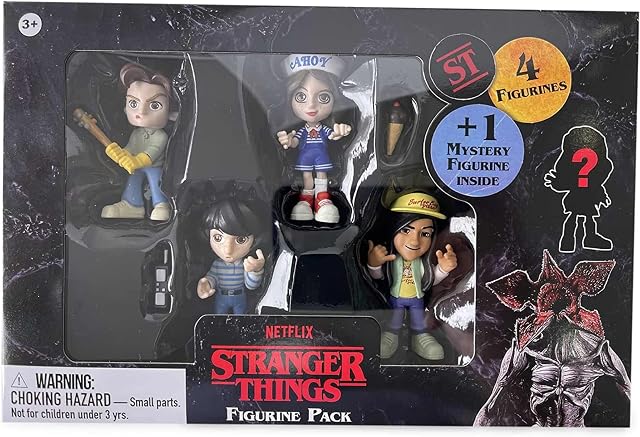 Famosa - Stranger Things Magic Capsules, Pack of 5 Figures, Robin, Mike, Jonathan, Argyle Plus 1 Surprise Figure, Collection, Random Model Shipping (700017640)