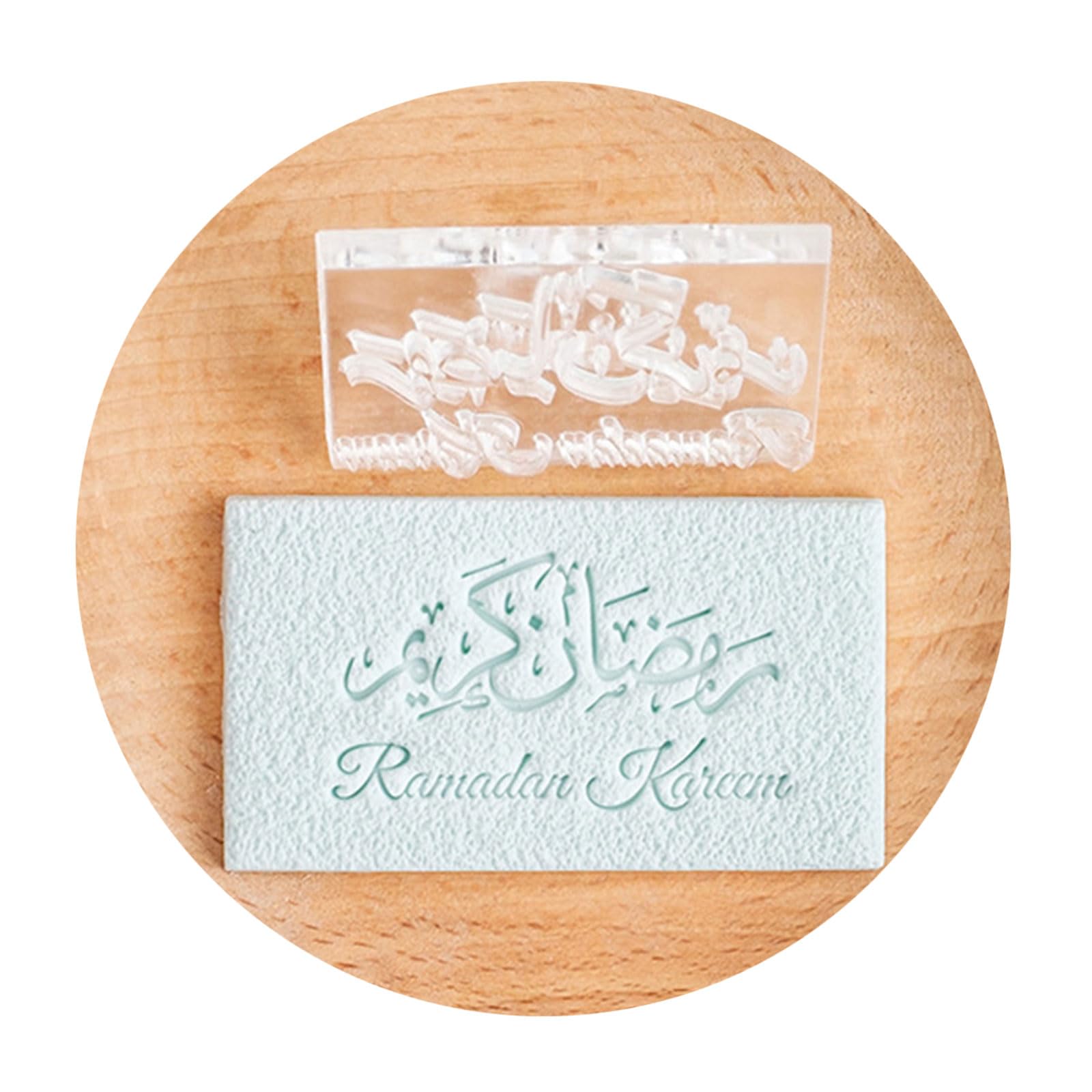 Food Safe Acrylic Cookie Stamp Biscuit Mold Practical Ramadans Dessert Making For Eid Gatherings