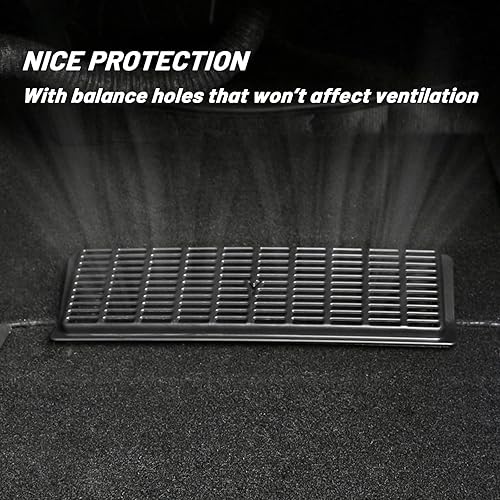 Miniatura 6 de Paquete de dos fundas de ventilación de aire para asiento trasero, protector de rejilla de ventilación de salida de aire acondicionado para Tesla