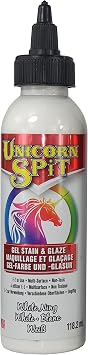 Unicorn SPiT 5770005 Gel Stain and Glaze, White Ning 4.0 FL OZ Bottle