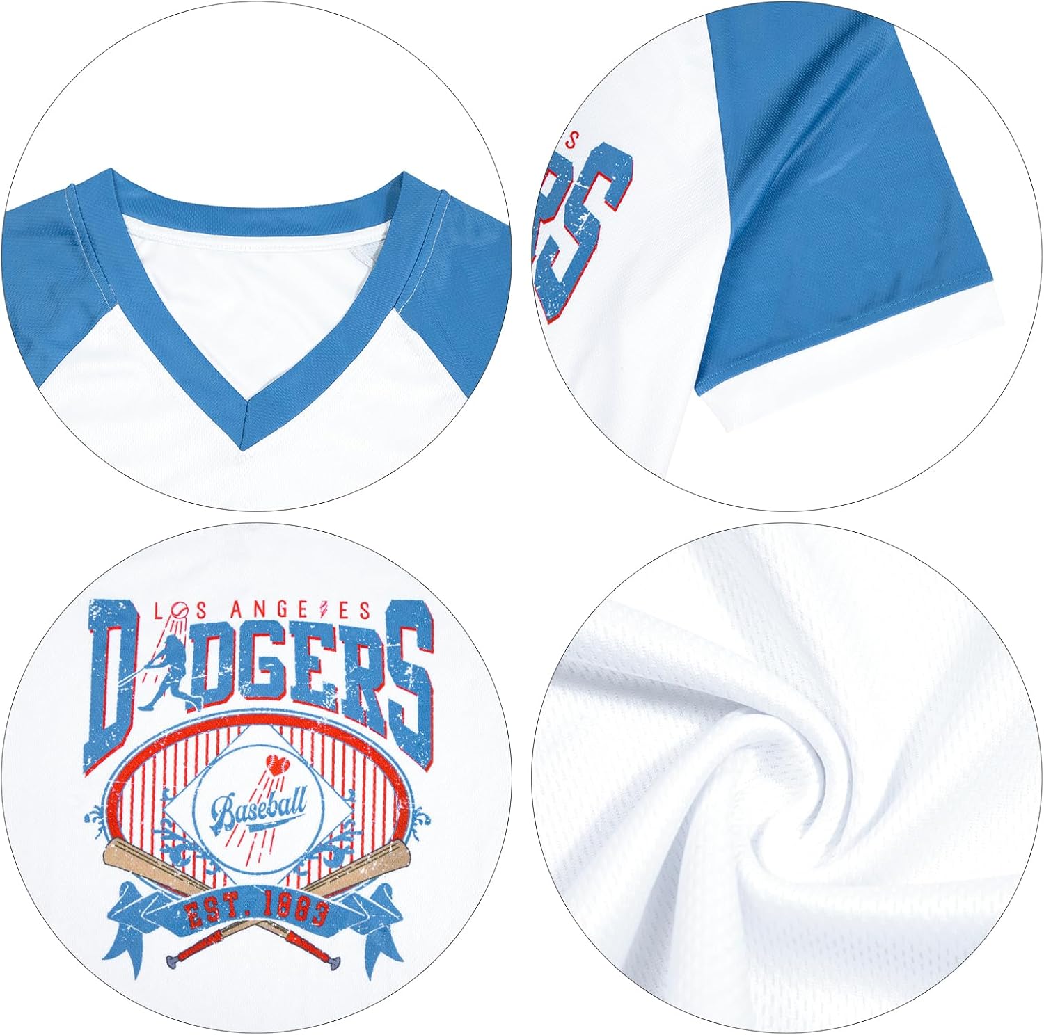 Baseball Shirts for Women Oversized Game Day Sports Fan Shirt Baseball Mama Casual Short Sleeve Tee - Image 5