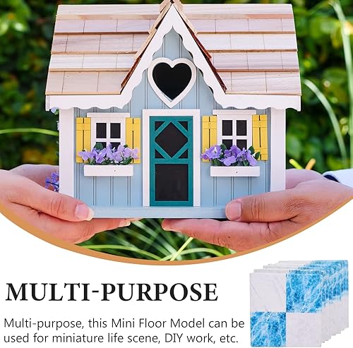Miniatura 6 de Gadpiparty 18 tableros de piso para casa de muñecas en miniatura para casa de muñecas en escala 112 tableros de piso para casa de muñecas muebles de