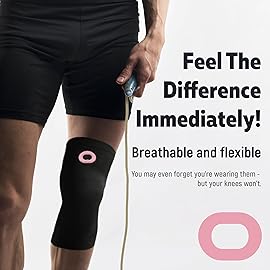Crucial Compression Knee Sleeve (1 Pair) - Best Knee Braces for Knee Pain for Men & Women - Non-Slip Knee Support for Running, Weightlifting, Basketball, Gym, Workout, Sports