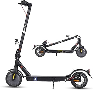 E-Scooter mit Straßenzulassung (ABE) 350W Motor 20 km/h Reichweite 25–40 km, E-ABS Scheibenbremse, IP54, klappbar, duales Bremssystem, LED-Display für Arbeitsweg Kurze Strecken