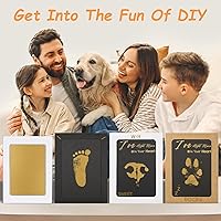 Vista 32 de Kit de impresión de huellas sin tinta, kit de impresión de huellas de perro, kit de impresión de nariz de perro, almohadillas de tinta de tacto