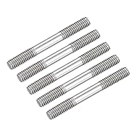 Vista 37 de METALLIXITY Pernos de doble extremo (rosca M4, longitud 20 mm) 5 piezas, pernos de varilla roscada de doble rosca de acero inoxidable 304