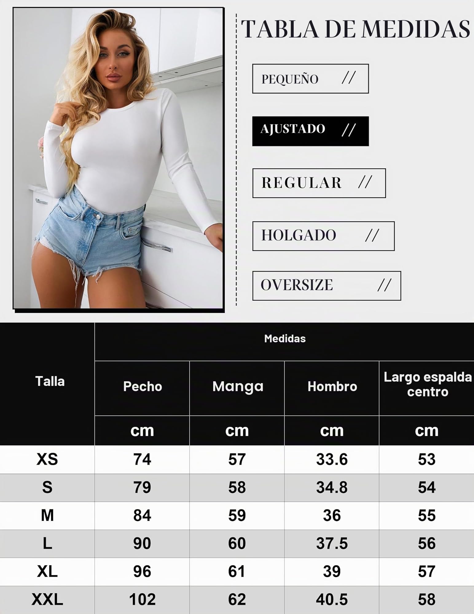 Ekouaer Conjunto de 3 Camisetas térmicas de Manga Larga con Cuello Redondo para Mujer, Camiseta elástica Ajustada con Capa Interior XS-XXL