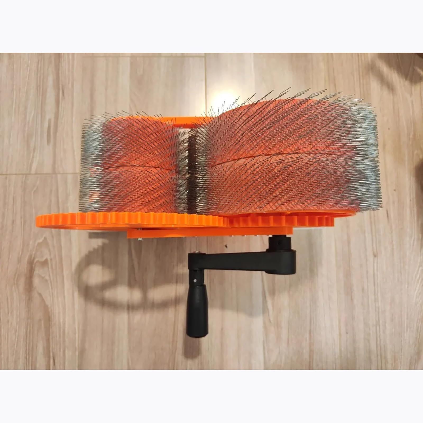 Carder manuale in pile a manovella, macchina per pettinare la lana per una rapida miscelazione dei colori, feltro fai da te, animali in feltro artigianali