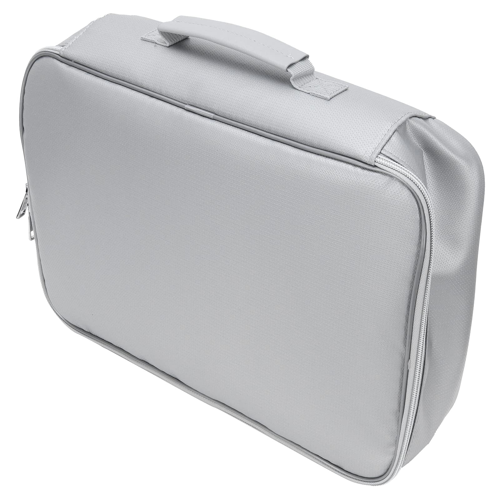 Borsa portadocumenti multifunzione ignifuga impermeabile per documenti da ufficio argento