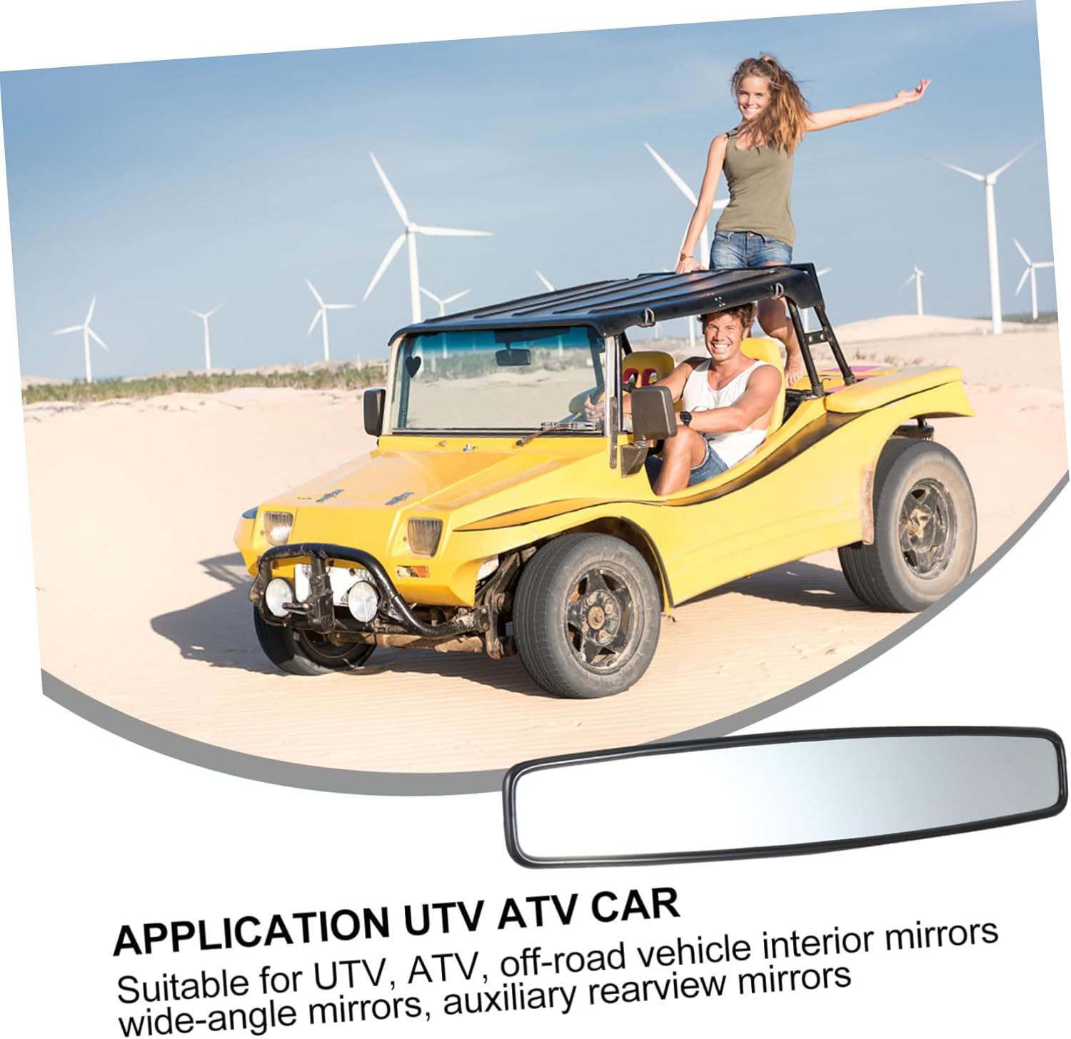 Off-road Vehicle Rearview Mirror Car Mirror Light Glare Auxiliary Reversing Oem Fitment