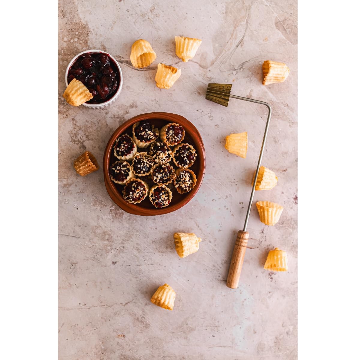 BrandNewCake® Appareil à Mini-Tartelettes - Pour Délicieuses Bouchées Faciles à Préparer