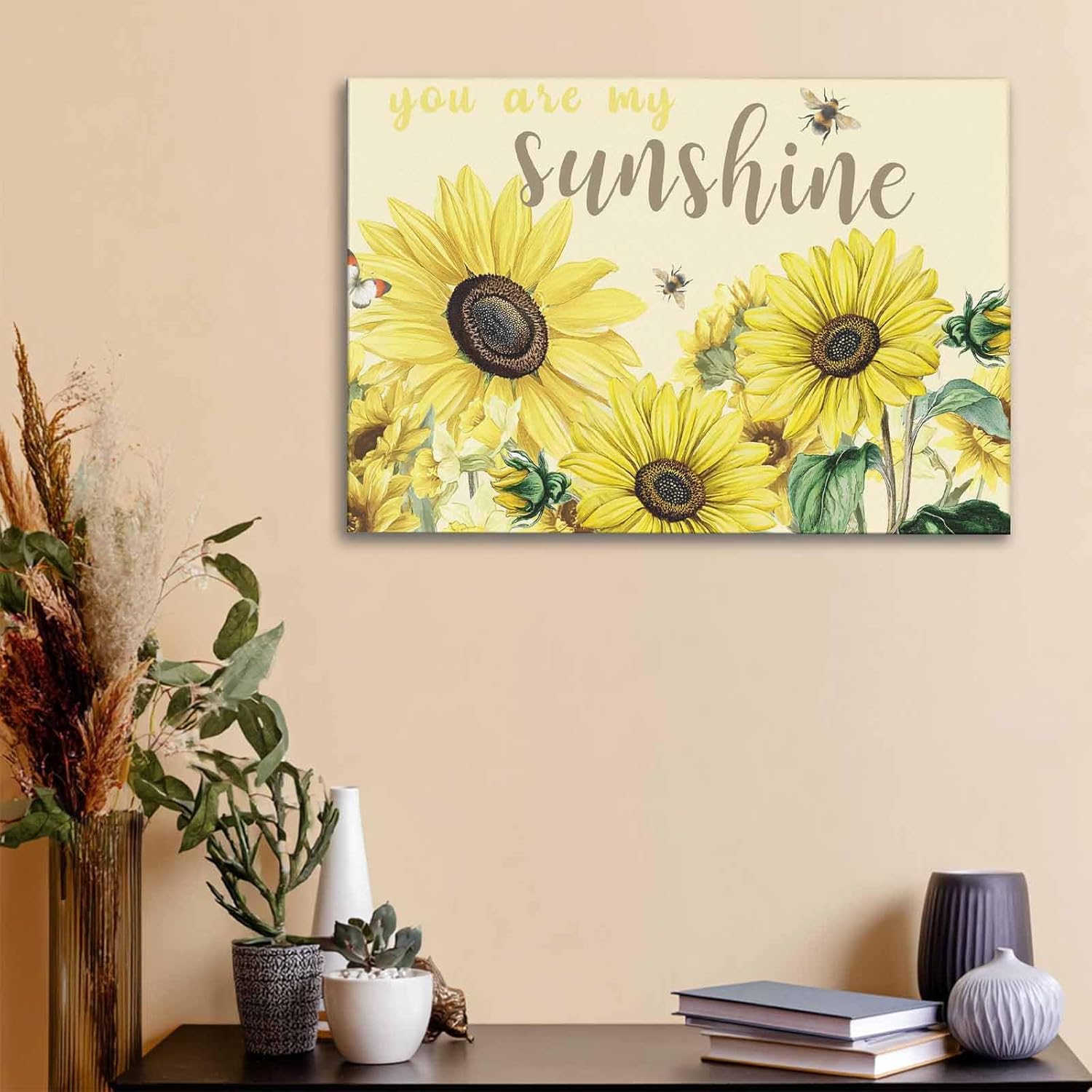 Farm Yellow Sunflower Butterfly