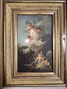 【アモルの標的】ルーヴル美術館展 複製画 Amazon.co.jp: フランソワブーシェ アモルの標的 複製画 F6号