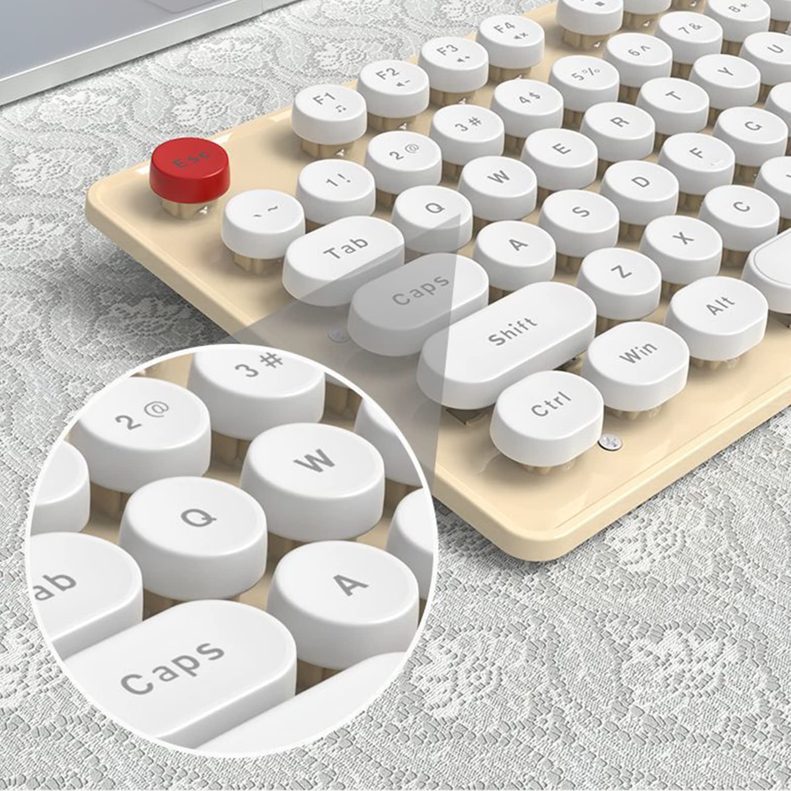 104 klawisze RGB Klawiatura do gier, klawiatura Spirit of Gamer, mechaniczna klawiatura, kompatybilna z Ps4/Xbox/Pc/Laptop/Computer