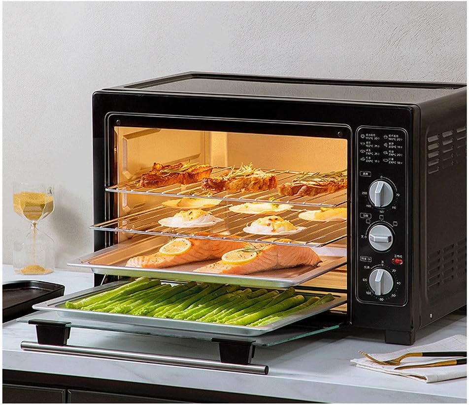 Convection And Air Frying Smart Oven, Brushed Stainless Steel Compact, Desktop Electric
