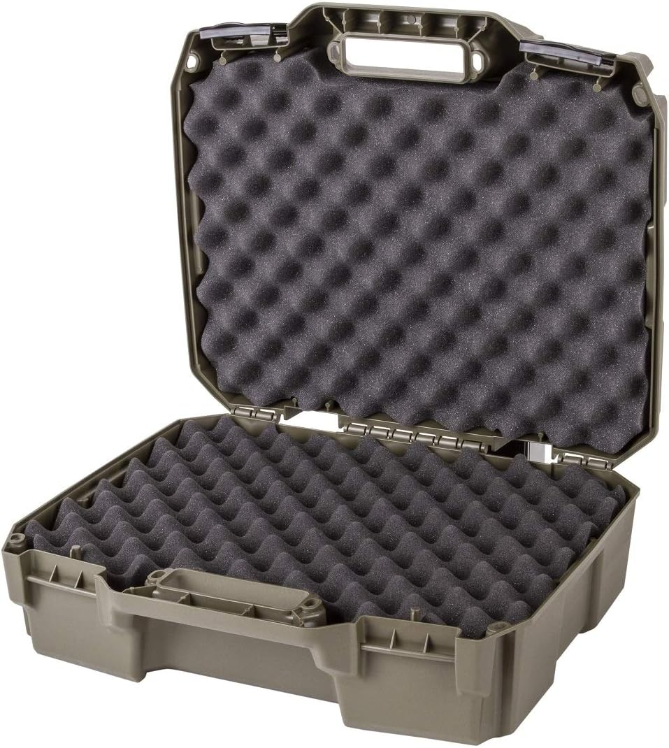 Flambeau Outdoors Zerust Infused Double Deep Pistol Case - 16.5", Olive Drab Green