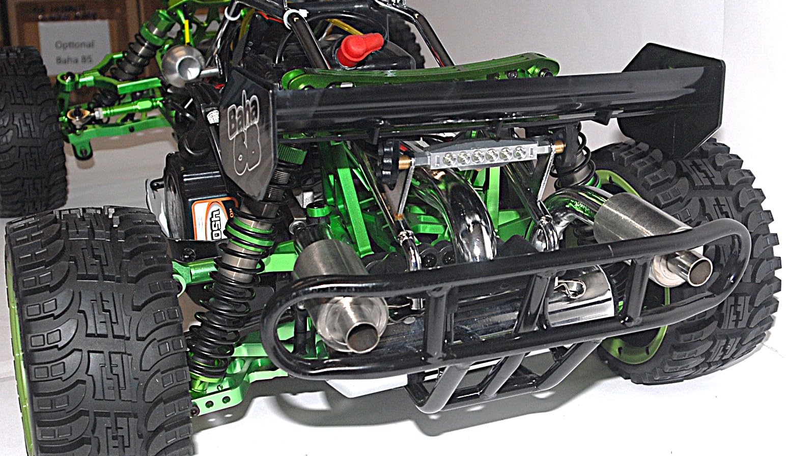 Auto RC 1/5 Baha Baja 45cc 2WD Off Road – Auto RC a Benzina Versione Speciale AS Hobby con Cerchioni Scomponibili e Gomme Incollate – 2.4 GHz