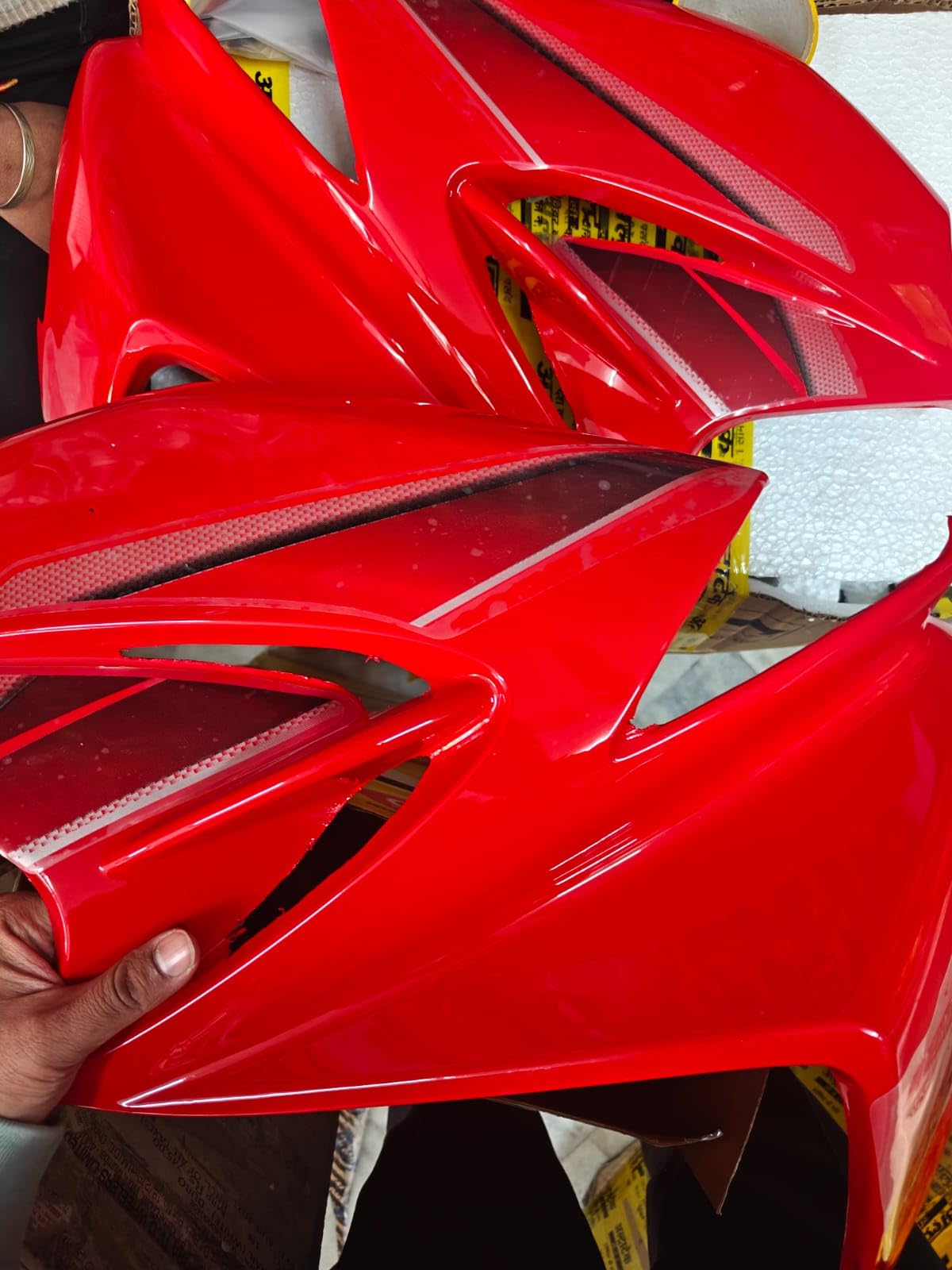 Karizma R Side Panel PURJAH Fairing Kit for Karizma R | ABS Plastic White Body Cover Set ...