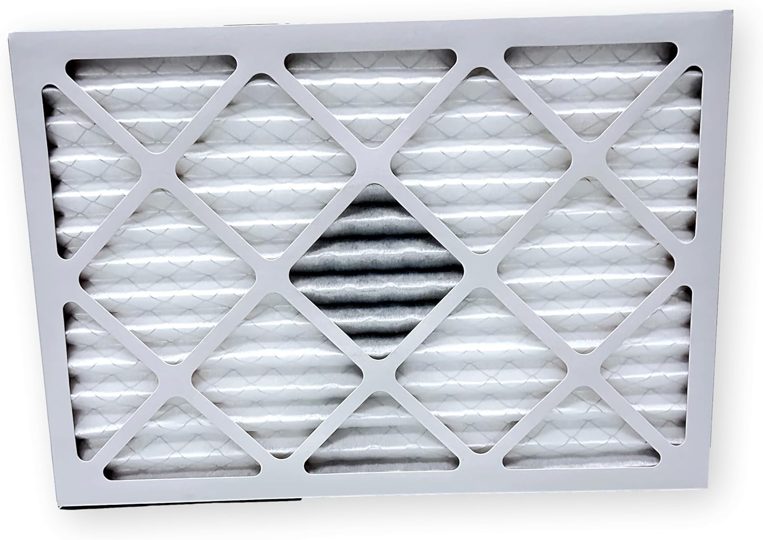 Proairtek AF14201M11DWH Model Diamond 14x20x1 Pack of 4 Air Filters, MERV 11 with One "Diamond" Activated Carbon Tile to Neutralize Odors; Durable Electrostatic Pleated Design; Made in USA