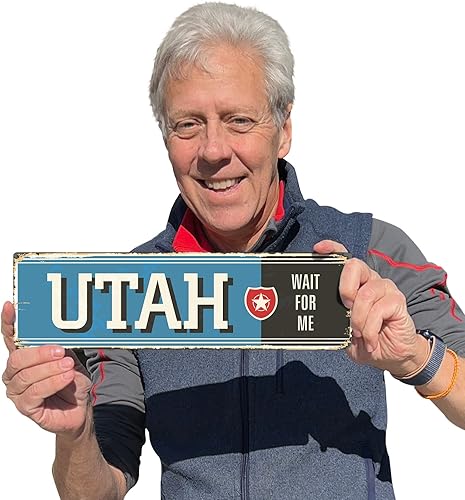 Miniatura 24 de SmartSign Letrero de metal vintage con texto en inglés "The Lone Star State" de 4 x 14 pulgadas, aluminio inoxidable de 40 mil con abrigo Texas