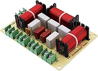 DriSentri 4-Way Speaker Crossover 120W 4-8 Ohm HiFi Divider - Precise 780Hz/5200Hz for Dual Woofer Home Stereo DIY Upgrade