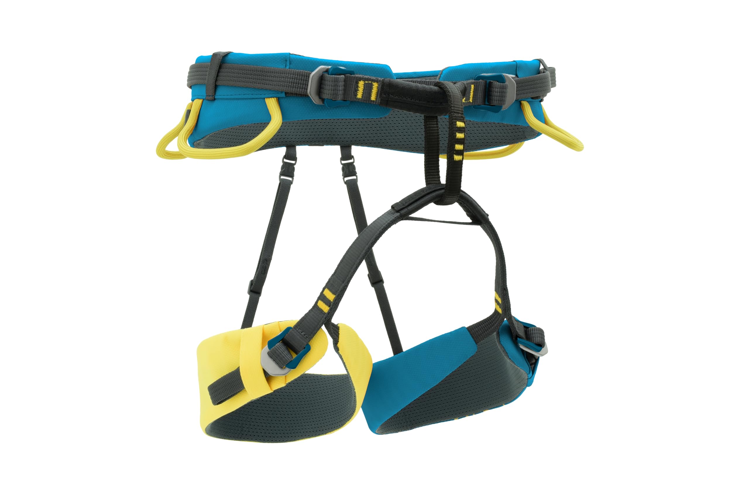 Kong. Lario 4 Imbrago per Arrampicata e Vie Ferrate. Regolabile con 4 Fibbie. Imbragatura per Alpinismo Leggera. 4 Anelli Porta Materiali. CE EN12277. Unisex: Adulto