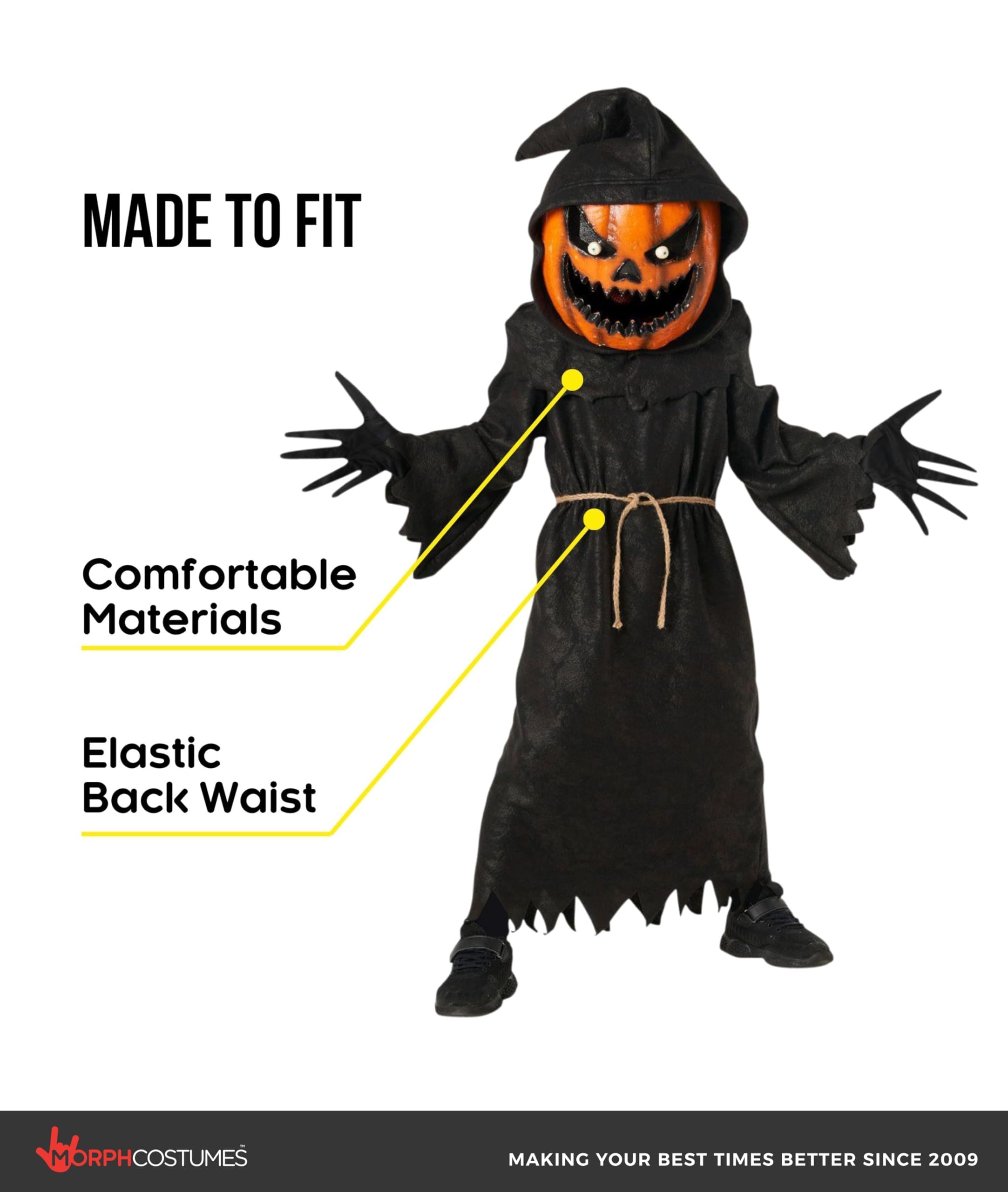 Morph Kostium Dyni Dziecko, Kostium Halloween Chłopiec