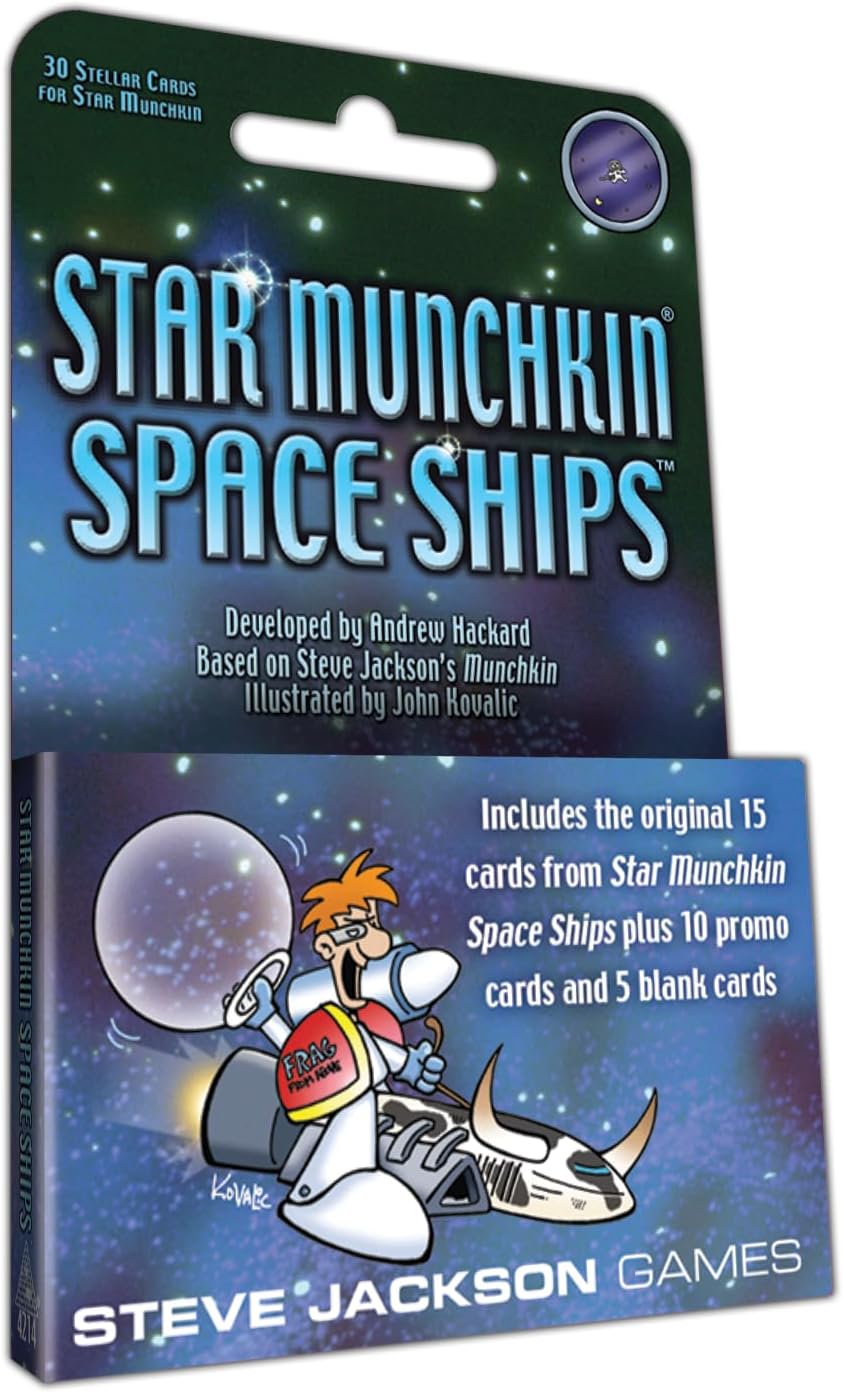 Star Munchkin Space Ships by Steve Jackson Games, Strategy Board Game