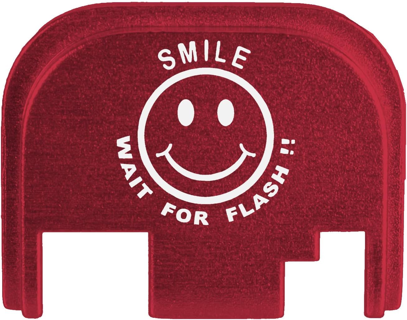 NDZ Performance Rear Slide Cover Plate for Glock Gen 1-4 9MM .40 S&W .357 SIG 10MM .45 Gap Laser Engraved Anodized Aluminum, Made in the USA - Choose Design & Plate Color