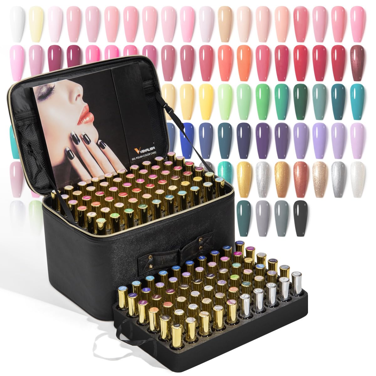 Amazon.com : V VENALISA VIP4 + 120Pcs Gel Nail Polish Set : Beauty
