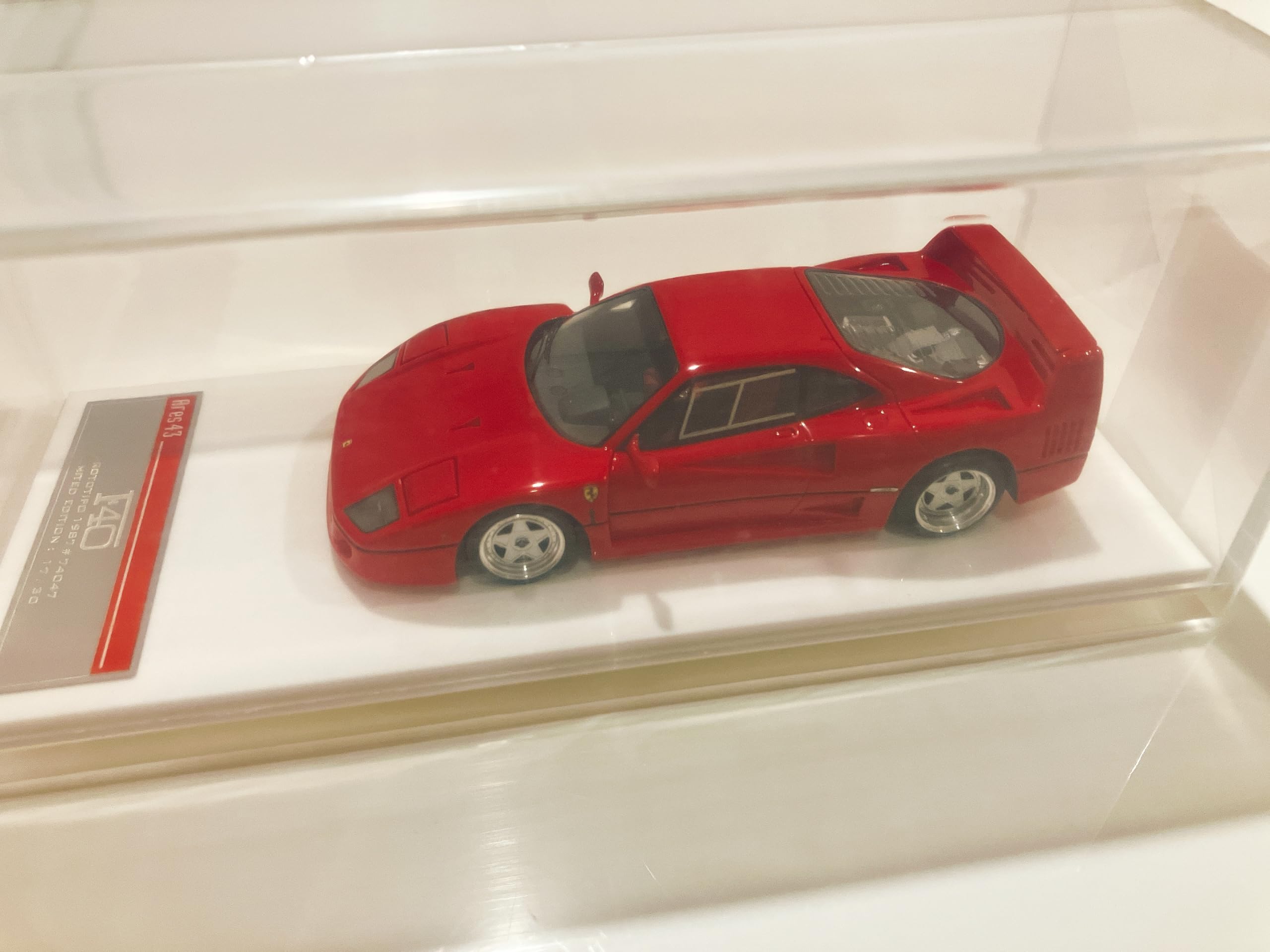 【限定】フェラーリF40　Prototype　ミニチュアカーコレクション1/43 限定】フェラーリF40 Prototype ミニチュアカーコレクション1/43