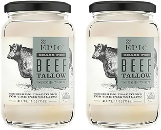 Epic Animal Oil, Beef Tallow, 11 Ounce (Pack of 2)