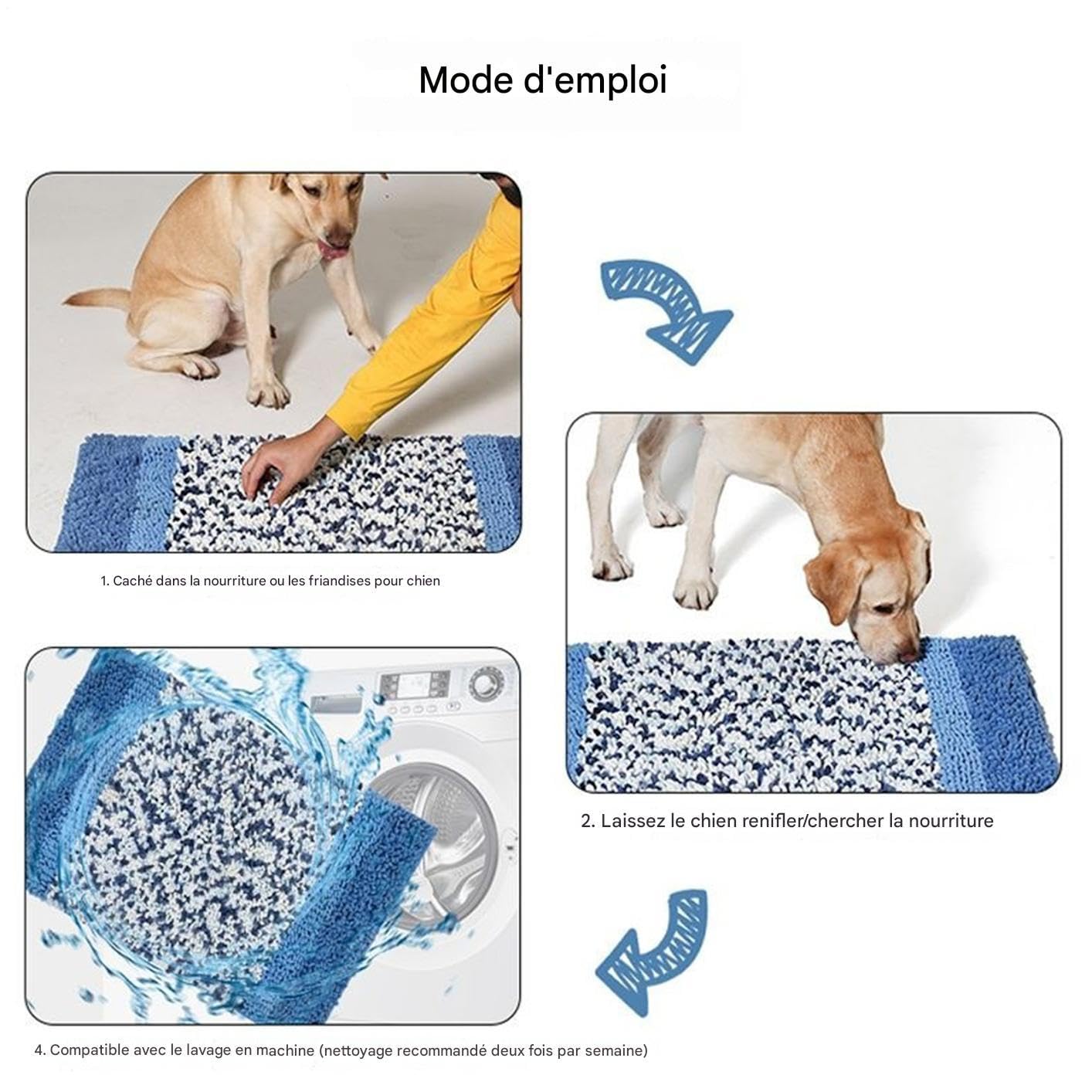 Tapis de reniflement pour chien Distributeur enrichissant petite race