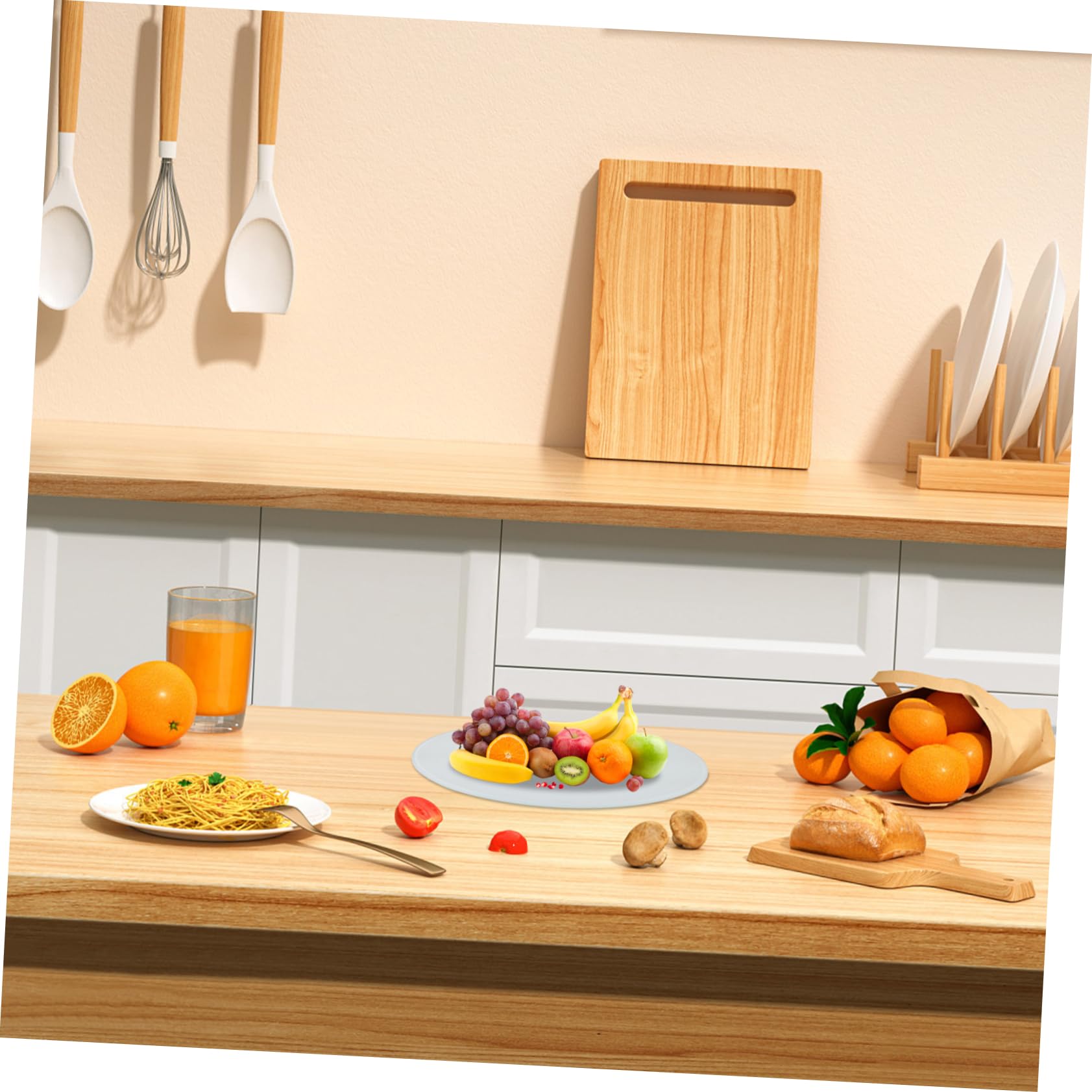 Tabla de Cortar de Cocina de Vidrio Templado para Hogar