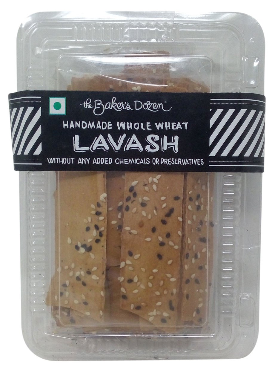 The Baker's Dozen Lavash Whole Wheat, 100g Box Amazon.in Grocery