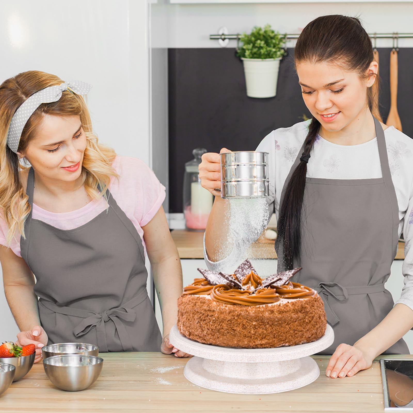 2 Pièces Lisseur Gateau Patisserie Crème Pour Plateau Tournant Patisserie Et Fondant, Ustensiles à Pâtisserie Accessoire Patisserie Spatule à Crème à Gâteau Outils, Layer Cake Frost Form Cake Design