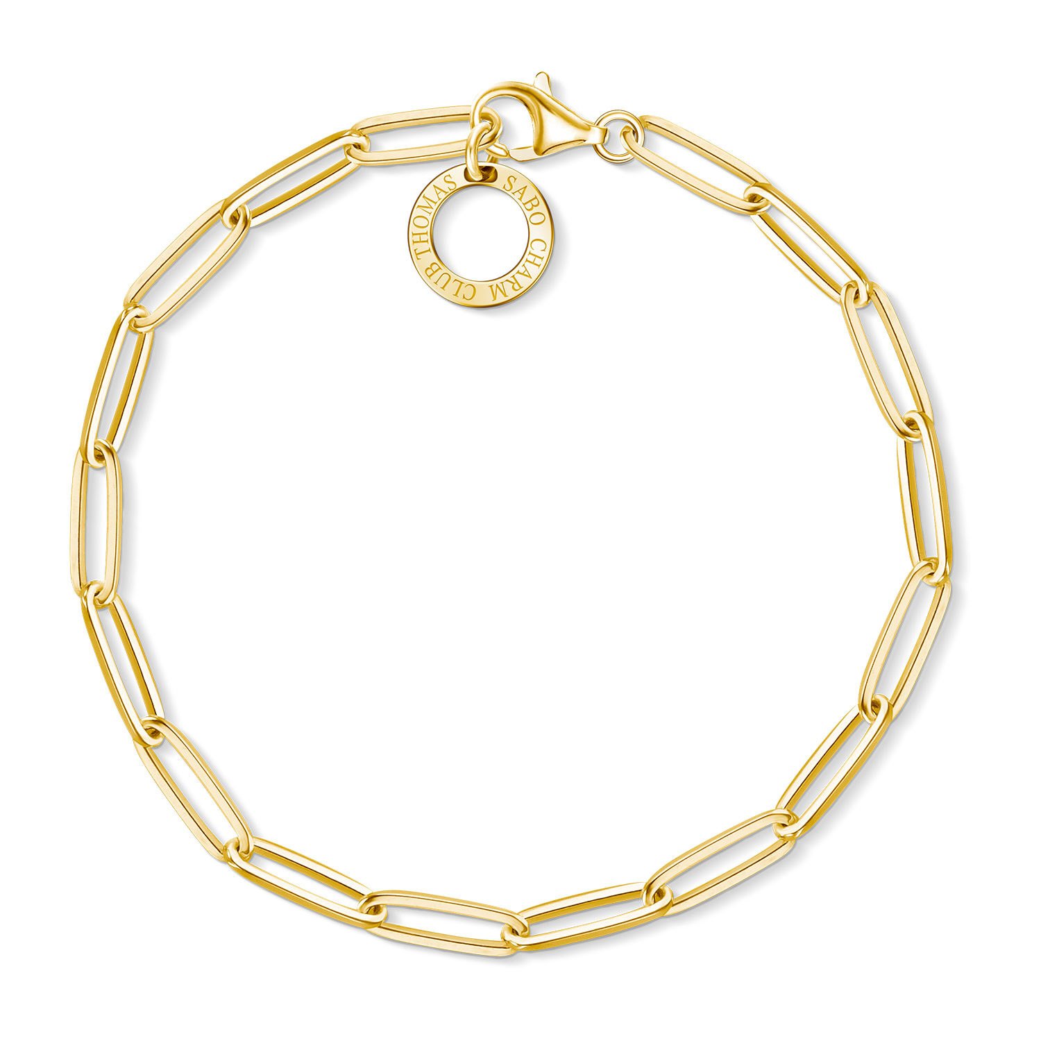 Thomas Sabo charm bracelet gold-plated silver X0253-413-39-L17