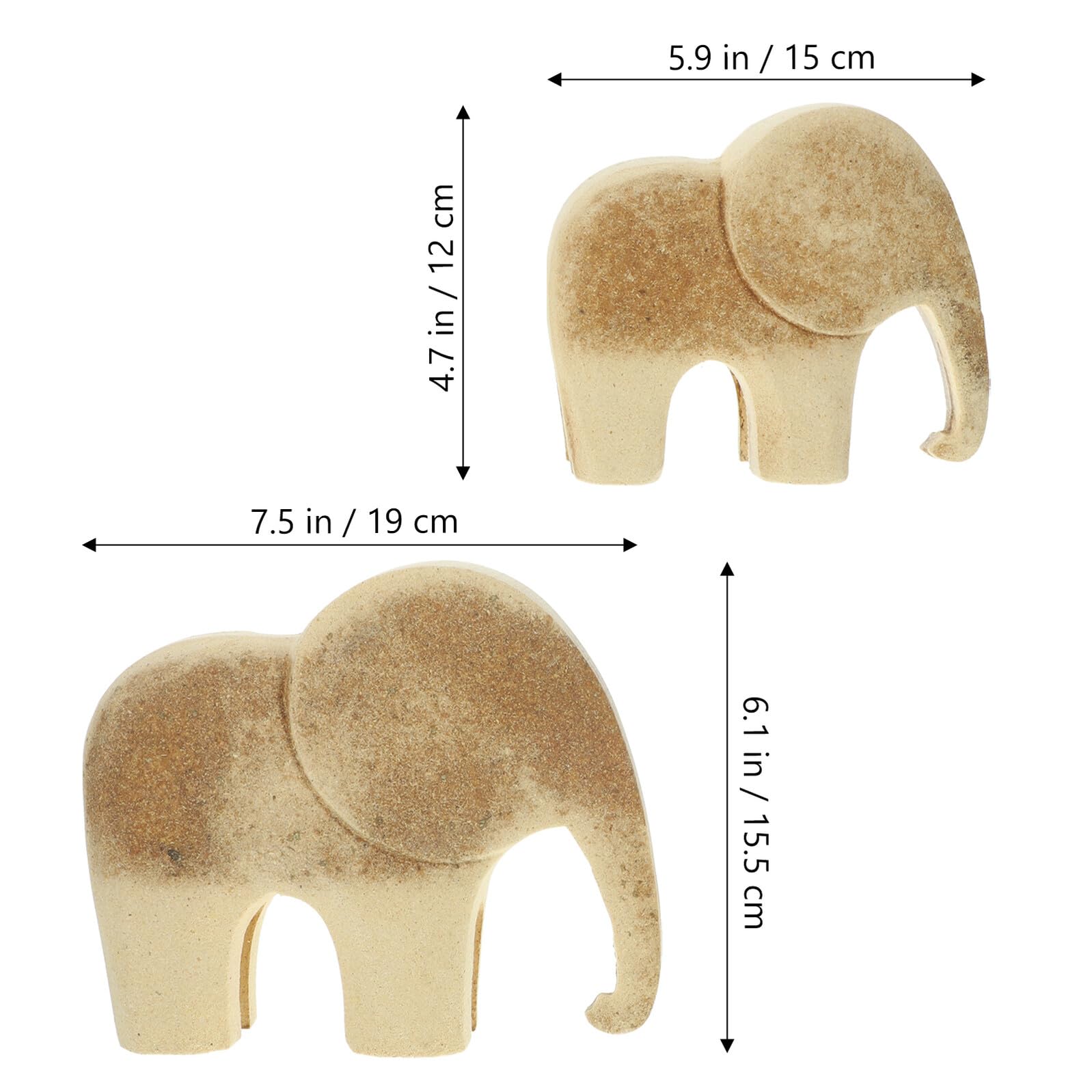 DOITOOL 2 Stück Kleiner Elefant zum Selbermachen für Kinder