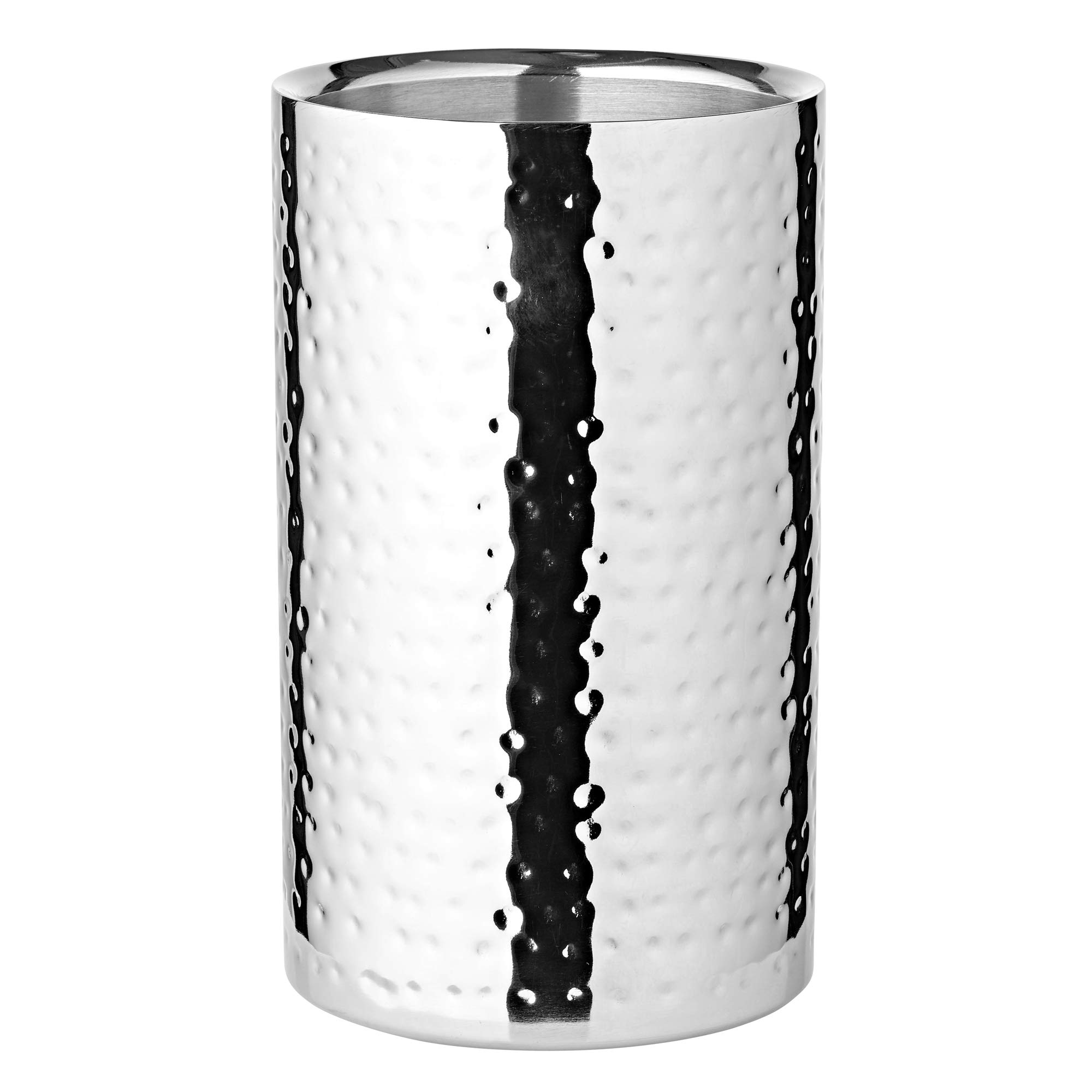 Refroidisseur EDZARD Nebraska en inox pour garder le champagne frais lors de vos dîners