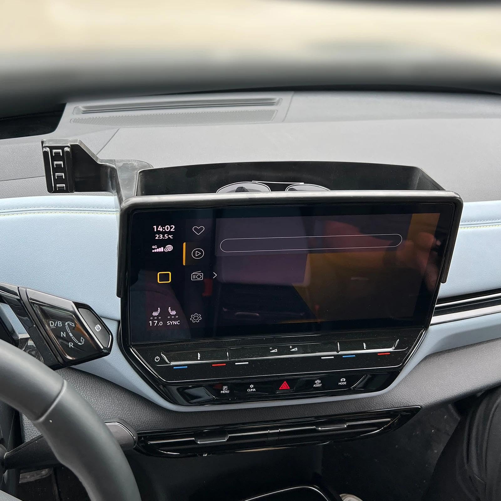 Uchwyt Samochodowy na Telefon dla VW ID6 ID.6 2021-2023, uchwyt samochodowy na telefon komórkowy, stojak na nawigację GPS (podstawa i uchwyt 5)