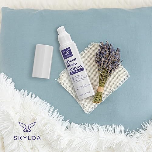 Miniatura 5 de Spray de almohada para dormir profundo ayuda natural para dormir con lavanda para relajación, 4.1 fl oz, 4 onzas líquidas